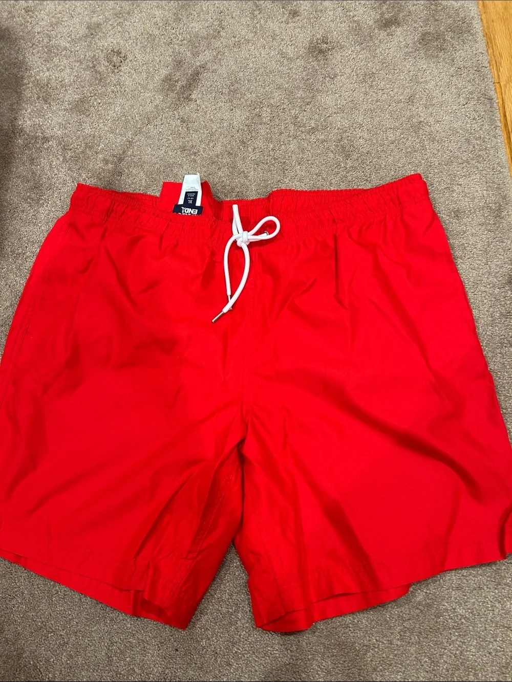 Lands End bold red